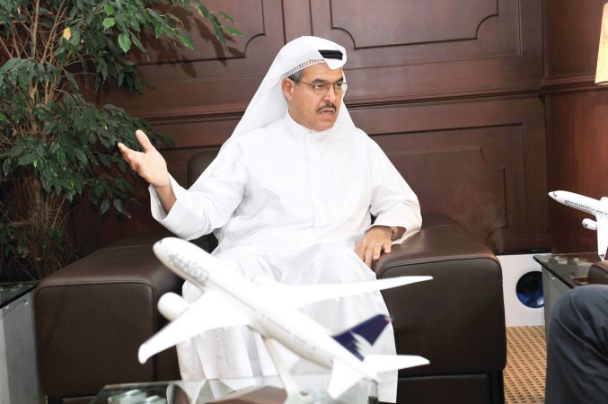 الافكو نحو العالمية عبر بورصة لندن وصناديق لتملك طائراتهافي الصورة نائب الرئيس والرئيس التنفيذي لشركة الافكو احمد الزبن في حواره مع الانباء 