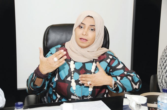 رئيسة جمعية اولياء امور المعاقين رحاب بورسلي﻿