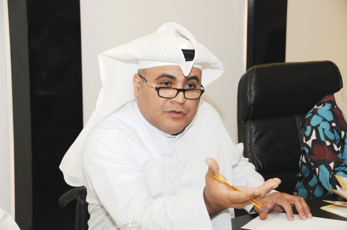 رئيس النادي الكويتي للمعاقين شافي الهاجري﻿