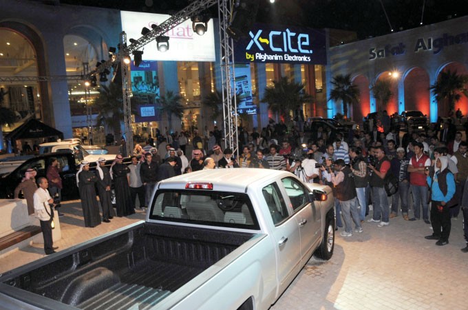 صورة من حفل اطلاق سيلفرادو 2014 الجديدة﻿