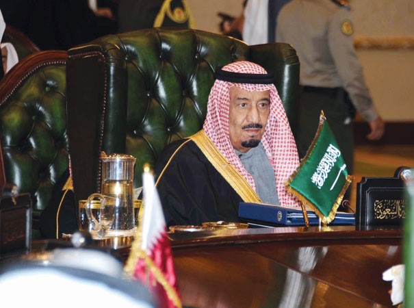 صاحب السمو الملكي الامير سلمان بن عبدالعزيز مترئسا وفد المملكة العربية السعودية