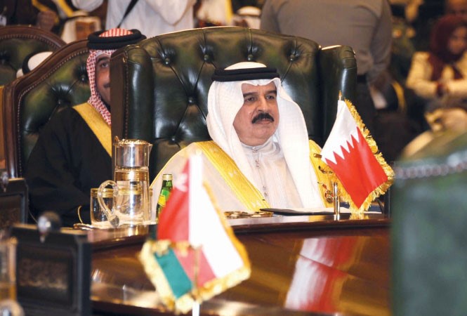 العاهل البحريني الملك حمد بن عيسى ال خليفة مشاركا في القمة