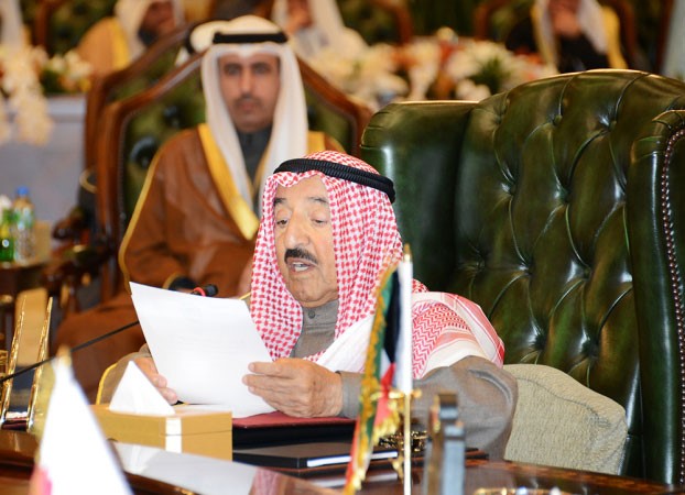 صاحب السمو الامير الشيخ صباح الاحمد يلقي كلمته في الجلسة الختامية للمؤتمر﻿