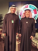 المستشار محمد ابوالحسن والزميل محمد الخالدي﻿