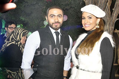 بالصور.. اختفاء ابنة تامر حسني!