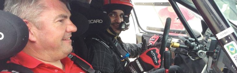 المضف قبل خوض احد السباقات