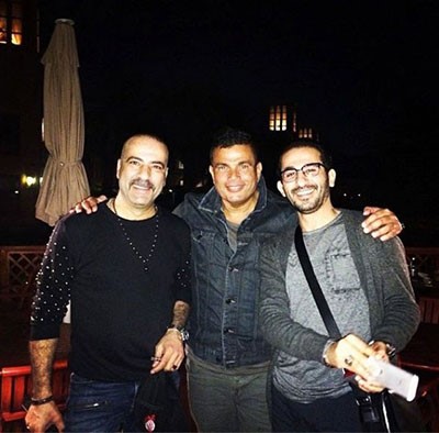 تعرف على سر الصورة التى جمعت عمرو دياب وأحمد حلمي ومحمد سعد