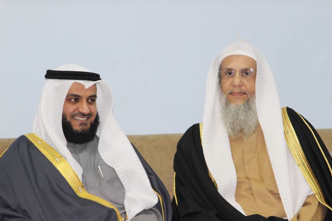 الشيخ عبدالوهاب السنين والشيخ القارئ مشاري العفاسي