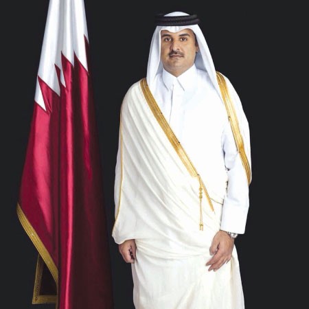 امير دولة قطر صاحب السمو الشيخ تميم بن حمد ال ثاني