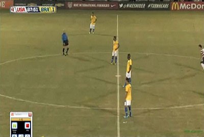 بالفيديو.. ناشئو البرازيل يرفضون استكمال المباراة تجنباً لتلقي أهداف أخرى