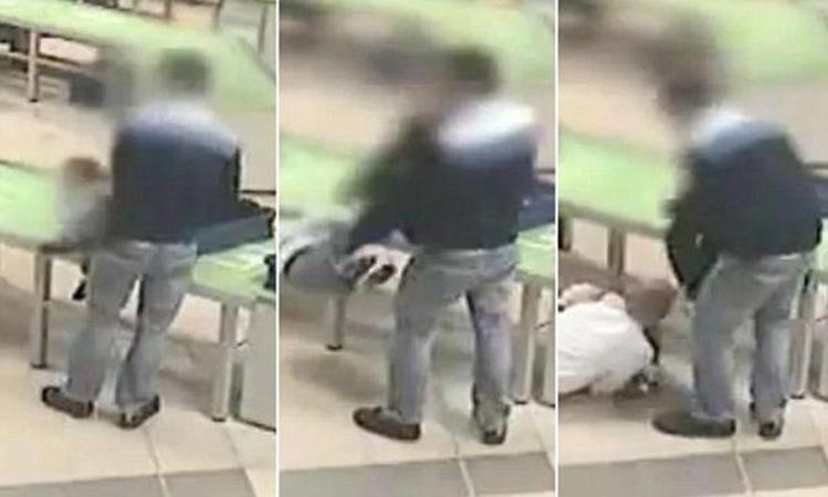 بالفيديو .. «حركة مذهلة» من موظف المطار تنقذ رضيعاً من سقوط مؤلم