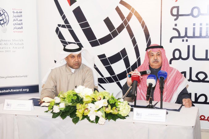 صالح العسعوسي وم بسام الشمري خلال المؤتمر الصحافي	 محمد خلوصي ﻿