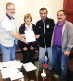 دعيج بداح يتسلم شهادة التصنيف الدولية﻿