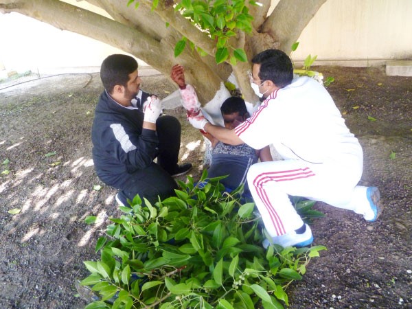 جانب من التمرين﻿