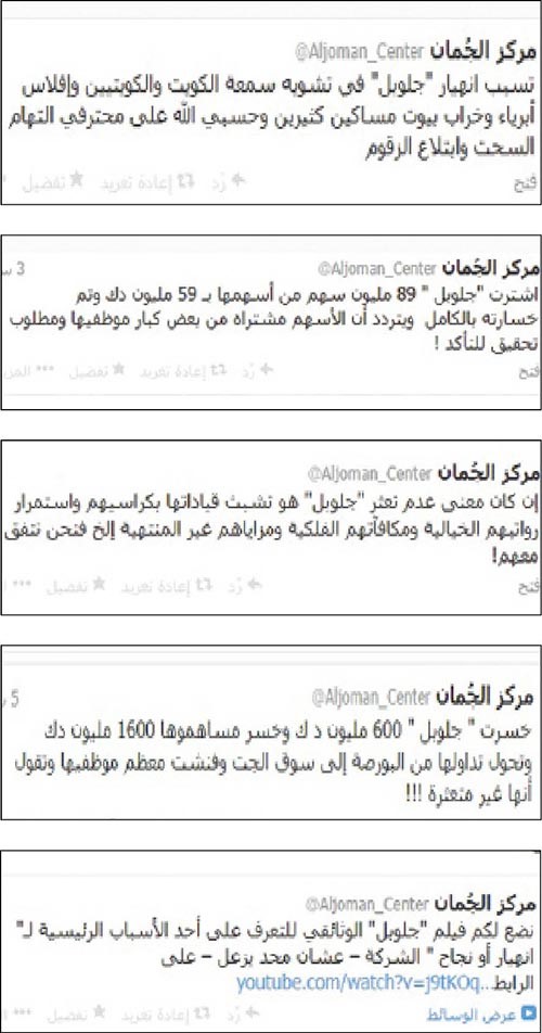 حرب بيانات وتويترات بين «الجمان» و«غلوبل»