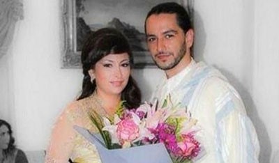 ديمة بياعة وخطيبها المغربي