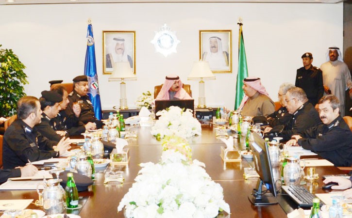 الشيخ محمد الخالد تراس اجتماعا ضم الفريق العمر والشيخ مشعل الجابر وقيادات قطاع تكنولوجيا المعلومات﻿
