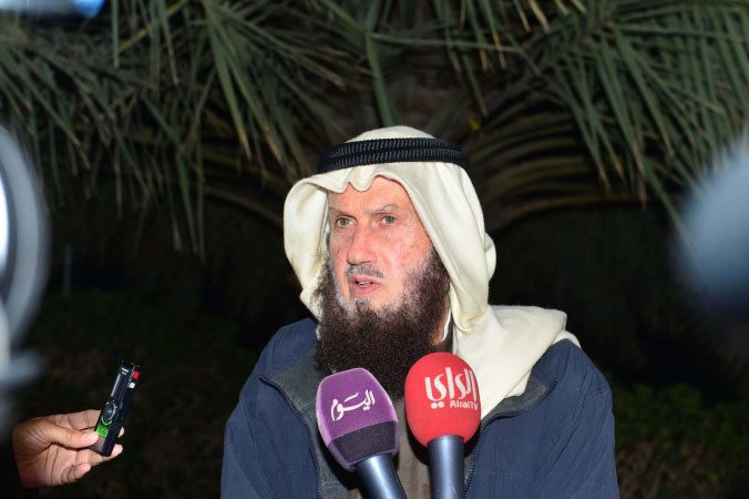 خالد السلطان متحدثا﻿