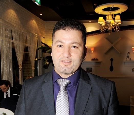 اسامة زيتون مشاركا في الاحتفال