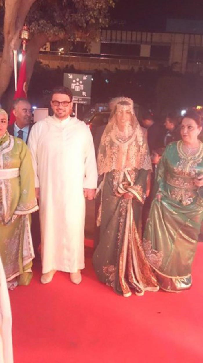 شاهد الصور الأولى لزفاف دنيا بطمة ووالد حلا الترك على الطراز المغربي 