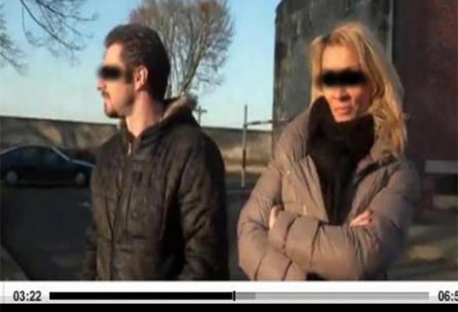 لقطة ماخوذة من الفيلم تظهر فيها بطلة العمل
