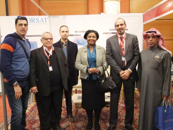 د هيلة المكيمي خلال مشاركتها في المؤتمر 	ناصر عبدالسيد﻿