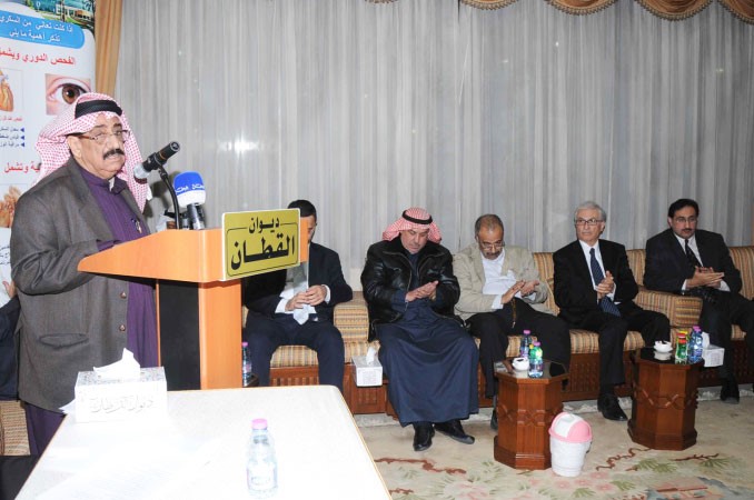 حسين القطان يلقي كلمته