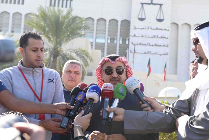 دعبد الحميد دشتي امام المحكمة