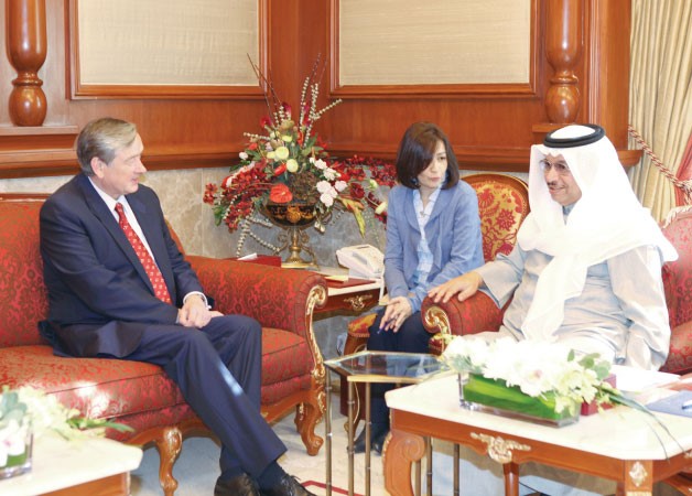 سمو الشيخ جابر المبارك مستقبلا ددانيلوتيورك 