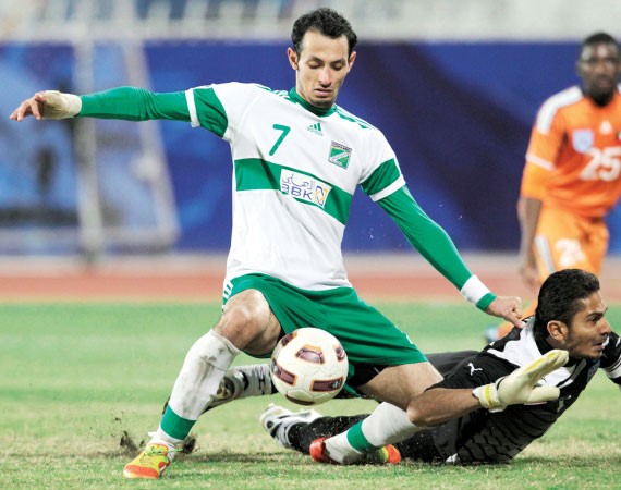 مهاجم العربي فهد الرشيدي مطلوب للشباب السعودي 	لازرق كوم﻿
