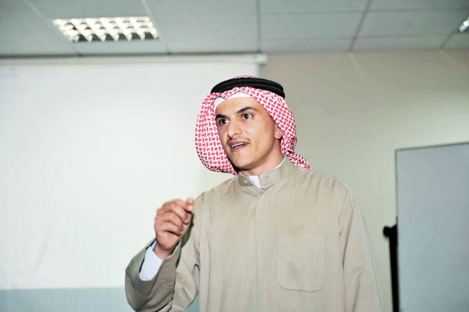 ناصر الحميدي يلقي كلمته ﻿