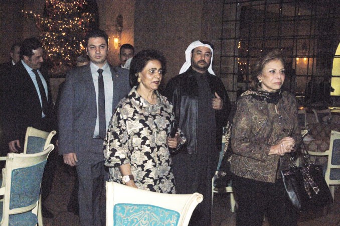 السفيرة ميرفت التلاوي مستقبلة الشيخة فريحةناصر عبد السيد﻿