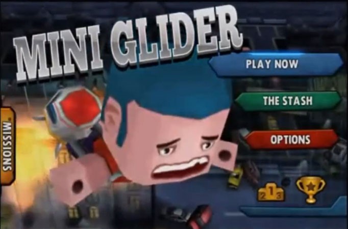 لعبة «‏‎Mini Glider‏» في متجر «‏‎iTunes‏»‏‏‎