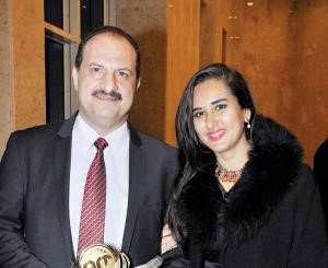 خالد الصاوي مع زوجته﻿