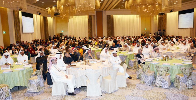 جانب من الندوة التعريفية لموظفي الدولي بمكافحة غسيل الاموال وتمويل الارهاب