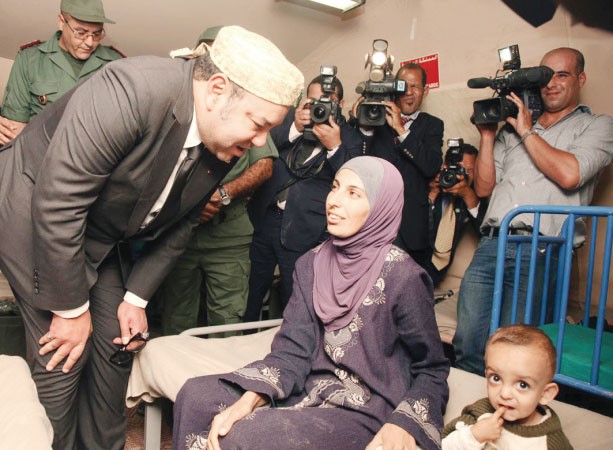 زيارة الملك محمد السادس لمخيم الزعتري بالاردن
﻿