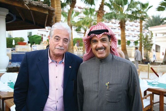 دهيران ابا الخيل مع محافظ جنوب سيناء خالد فودة