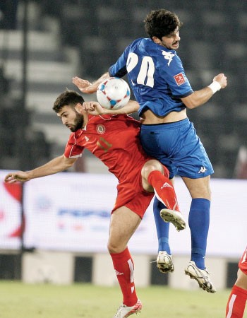 الازرق تفوق على لبنان فنيا وبدنيا في المباراة ﻿