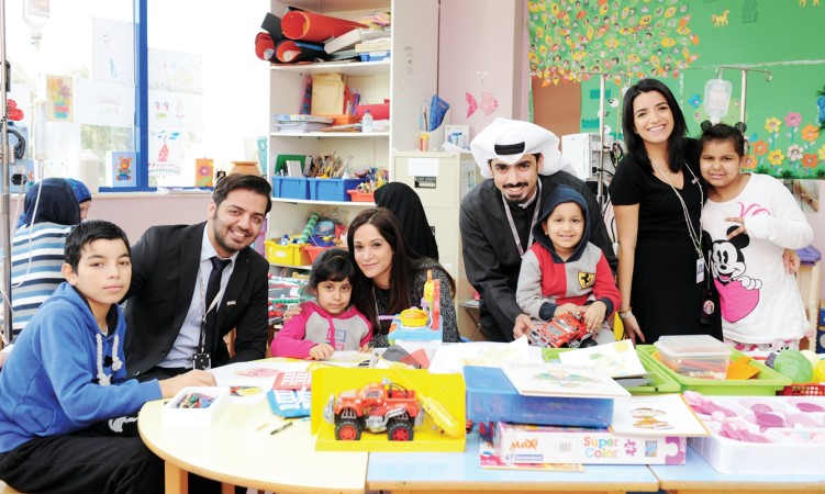  اسرة البنك الوطني تستقبل العام الجديد مع الاطفال