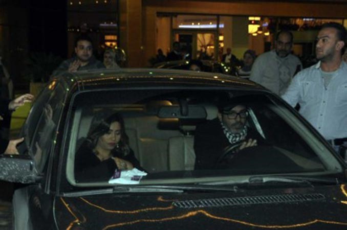صورة وراء شائعة زواج شيرين السري من مدير أعمال حماقي 
