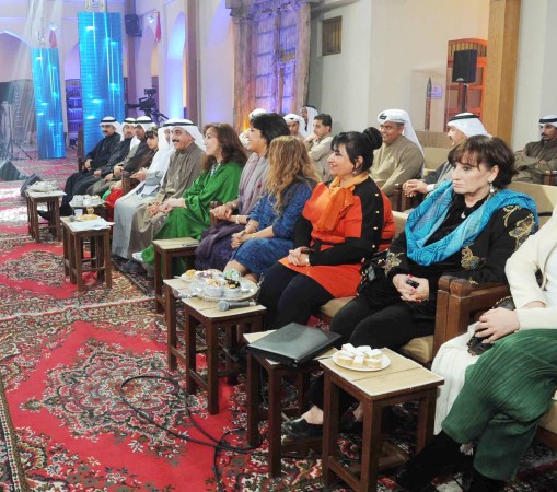 جانب من الحضور في متحف بيت العثمان﻿