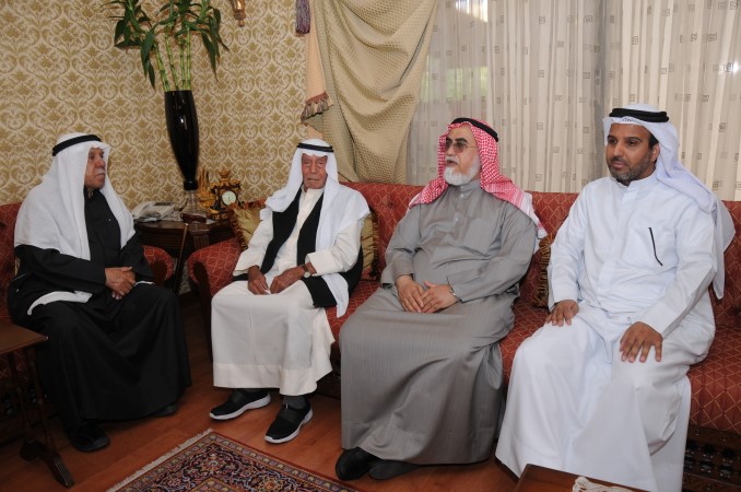 بدر الزوير ود عبدالمحسن الخرافي وعبدالمحسن المنيفي والزميل منصور الهاجري