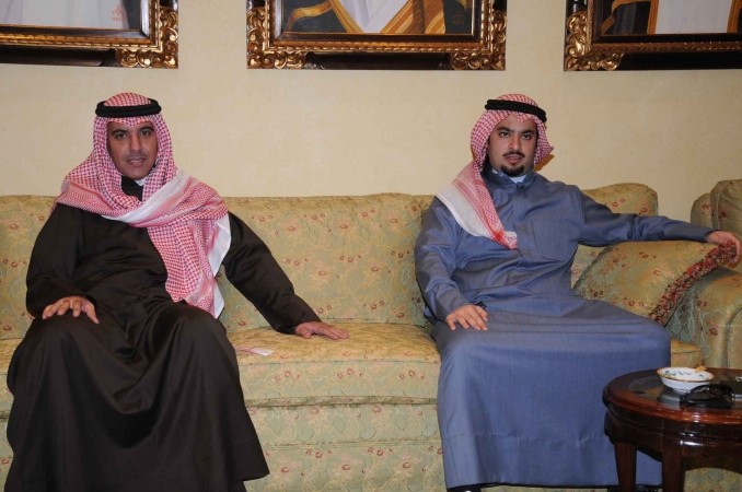 الشيخ خالد احمد الخالد وماضي الهاجري
