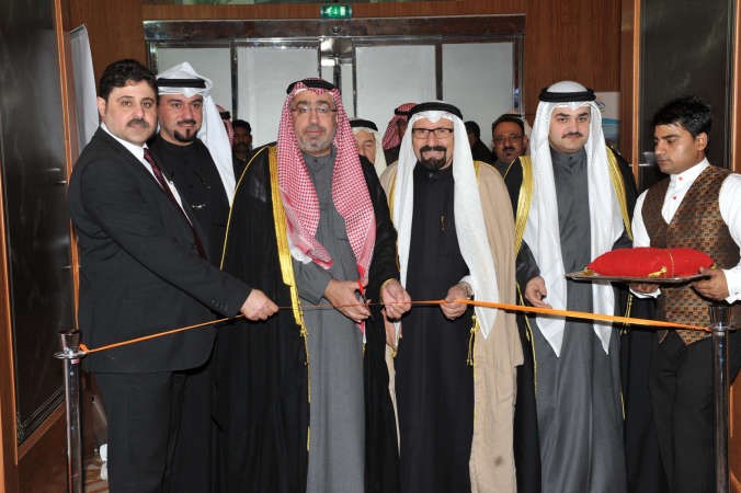 توفيق الجراح وسعود مراد يفتتحان معرض المسار	 متين غوزال﻿