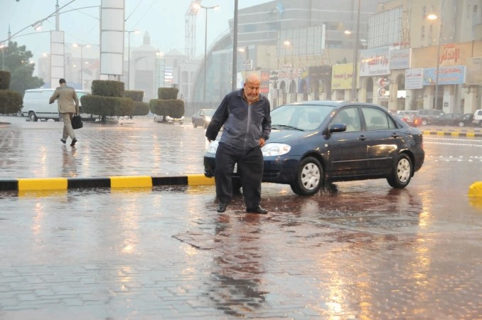 امطار غزيرةشهدتها بعض مناطق البلاد امس فريال حماد