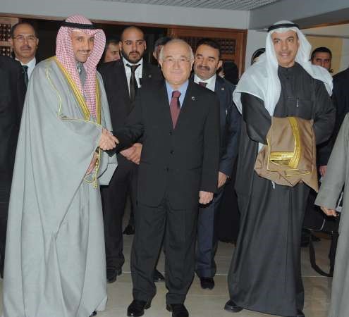 رئيس مجلس الامة مرزوق الغانم مرحبا برئيس مجلس الشعب التركي بحضور فيصل الشايع