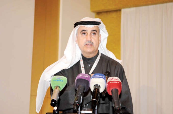 نزار العدساني متحدثا في افتتاح المؤتمر﻿