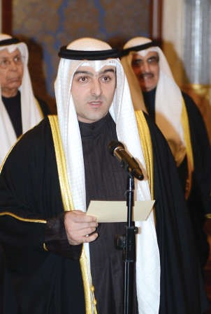 ياسر ابل خلال اداء القسم