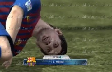بالفيديو .. وفاة "ميسي" احتفالا بهدف رائع في "لعبة فيفا 2014"