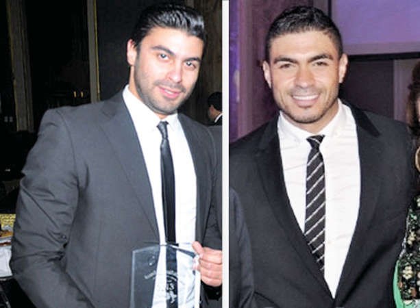  خالد سليم وشبيهه احمد فاروق ﻿